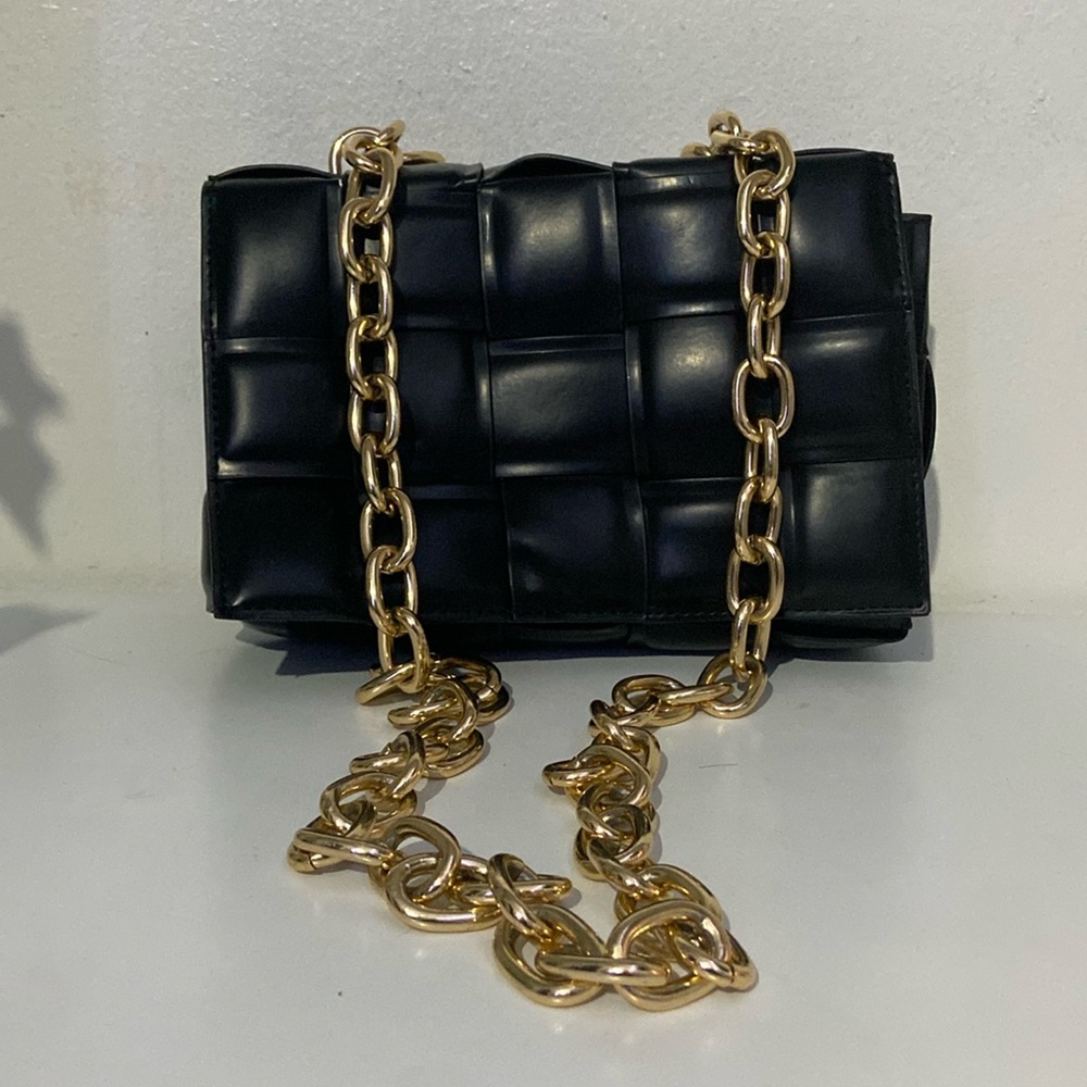 Most Wanted Weaved Faux Leather Handbag